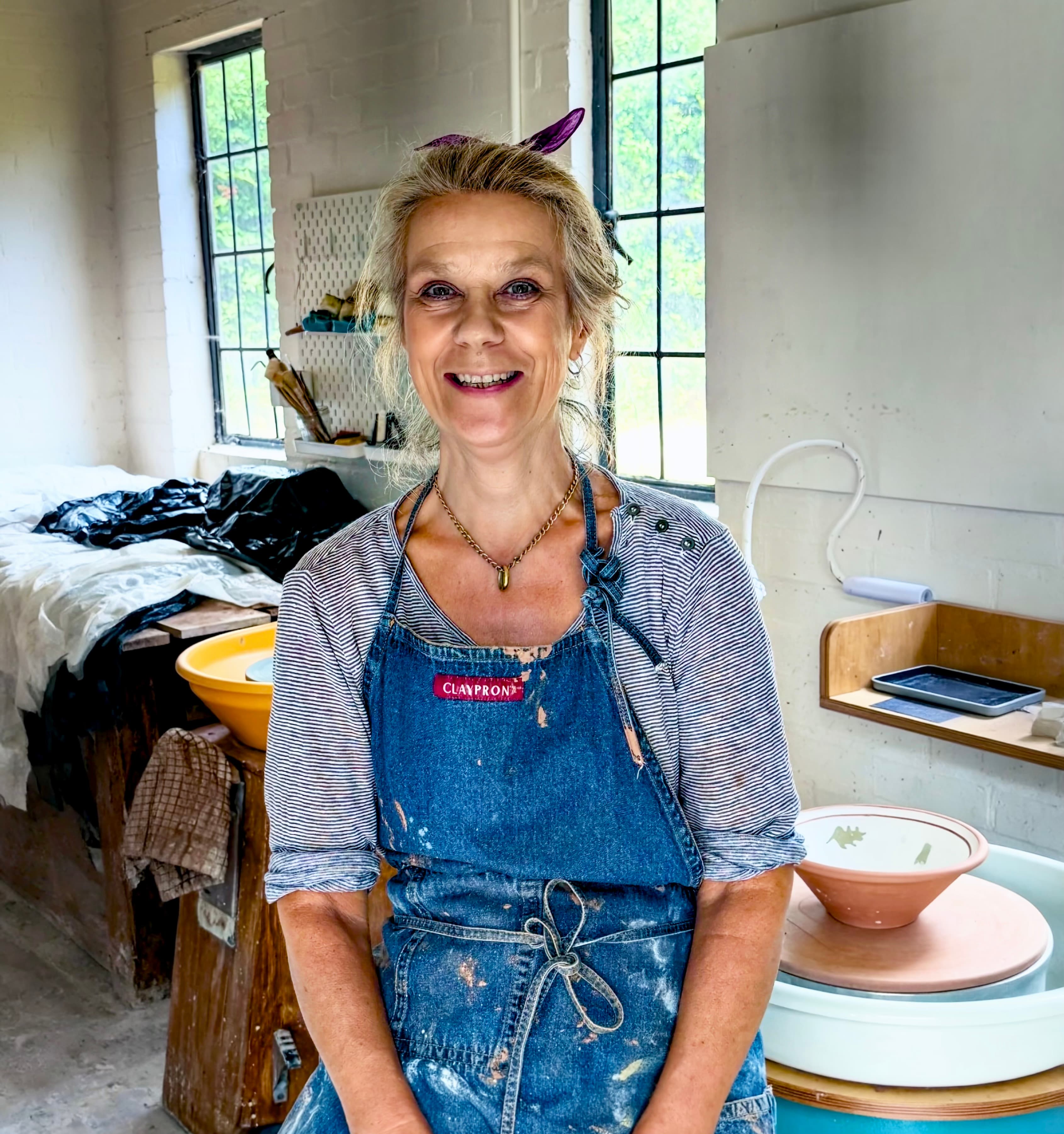 Belle Whittaker in her studio